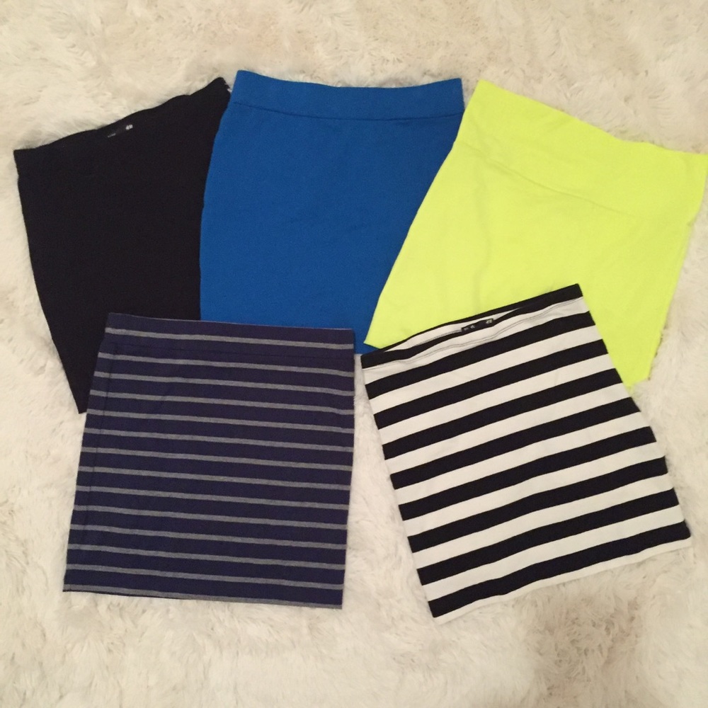 5 mini skirts ❌SOLD❌