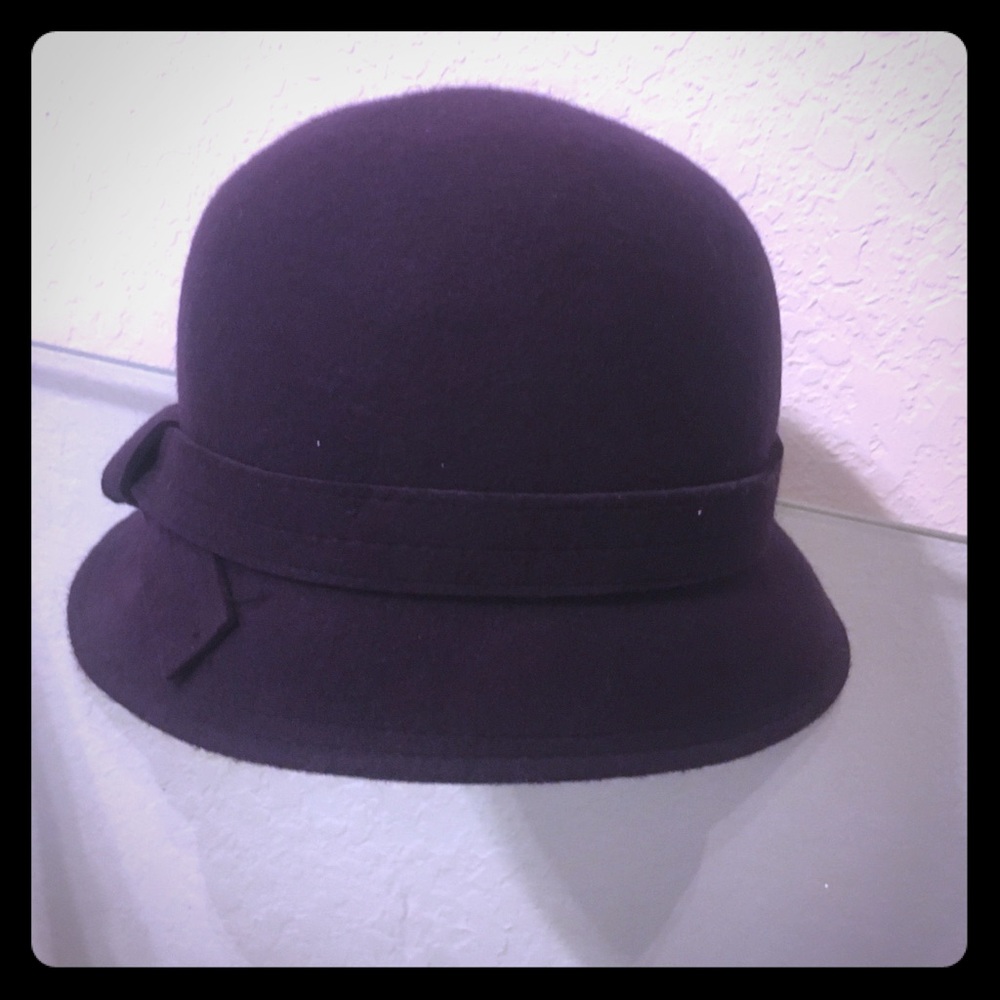 Purple winter hat