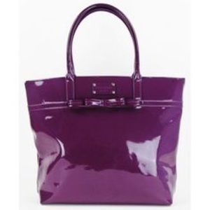 Kate Spade Eggplant Purple Patent Purse