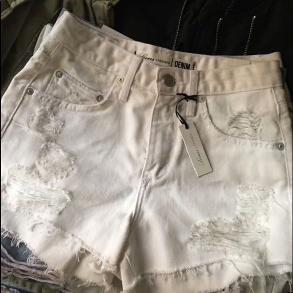 Brand new Lovers+Friends white denim,All Products : American Fashion Style Bags On Sale