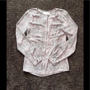 NWOT LOFT Button-Down Blouse