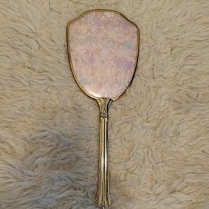 Pastel Brocade Tapestry Vanity Mirror Pastel Brocade Tapestry Vanity Mirror
