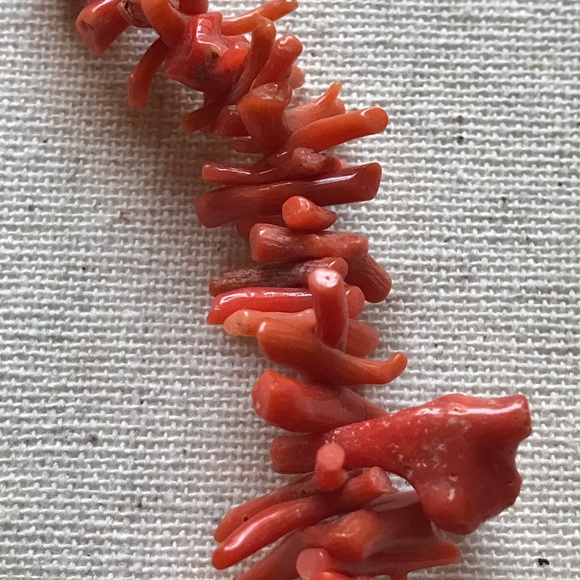 VTG True Coral Branch Necklace - Picture 7 of 8