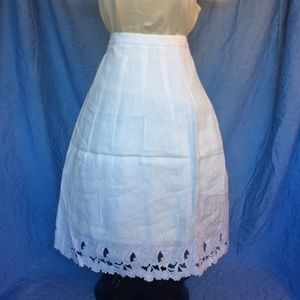 Ann Taylor White Skirt
