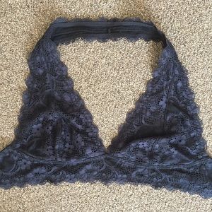 Free people gallon lace halter bra