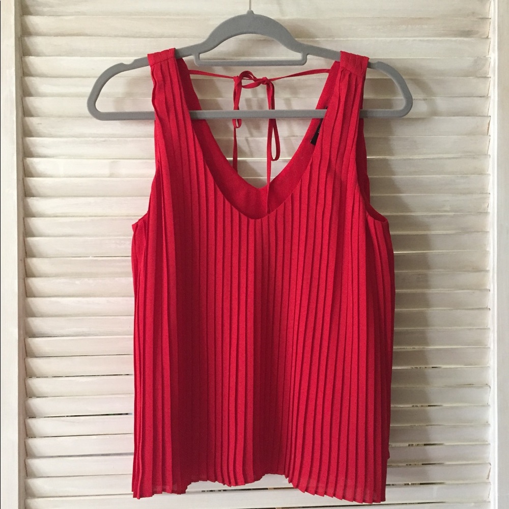 Sophisticated red blouse!