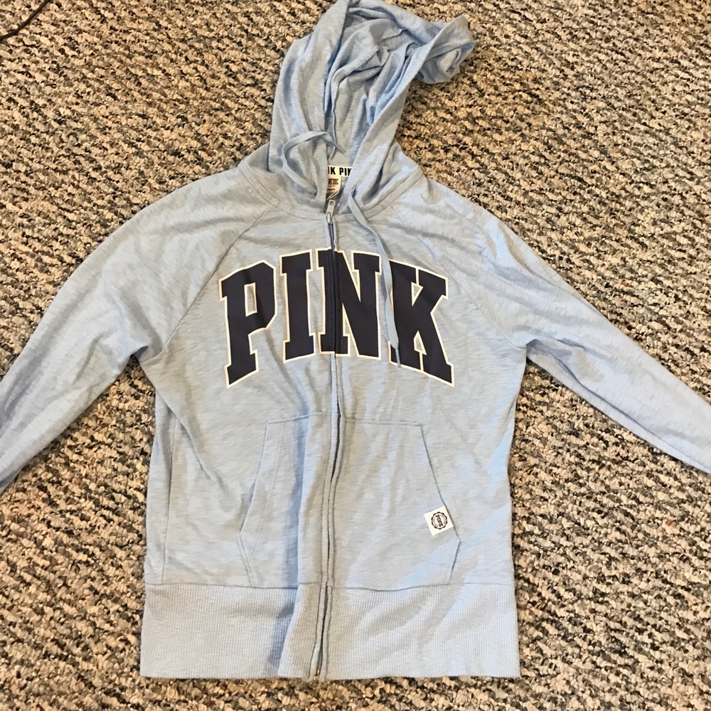 Victoria’s secret zip up sweatshirt: NEVER USED