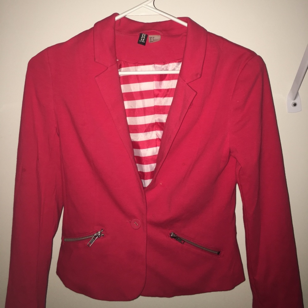 Adorable Red Blazer H&M