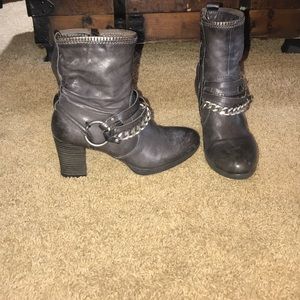 Adorable biker booties