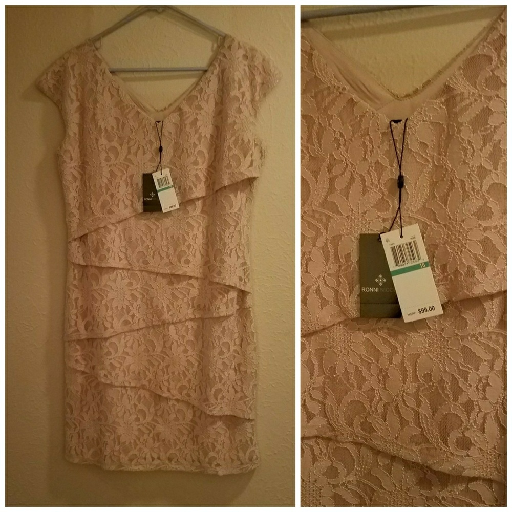 Nwt Ronnie Nicole lace dress