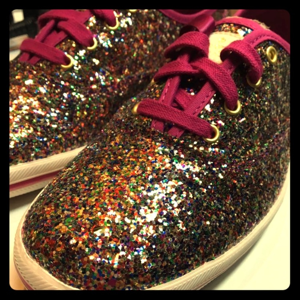 ✨Kate Spade Glitter Keds