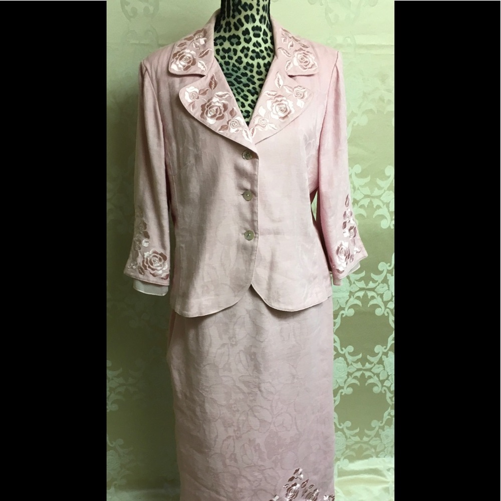 2-Piece MOTHER of the BRIDE Skirt and Jacket Set