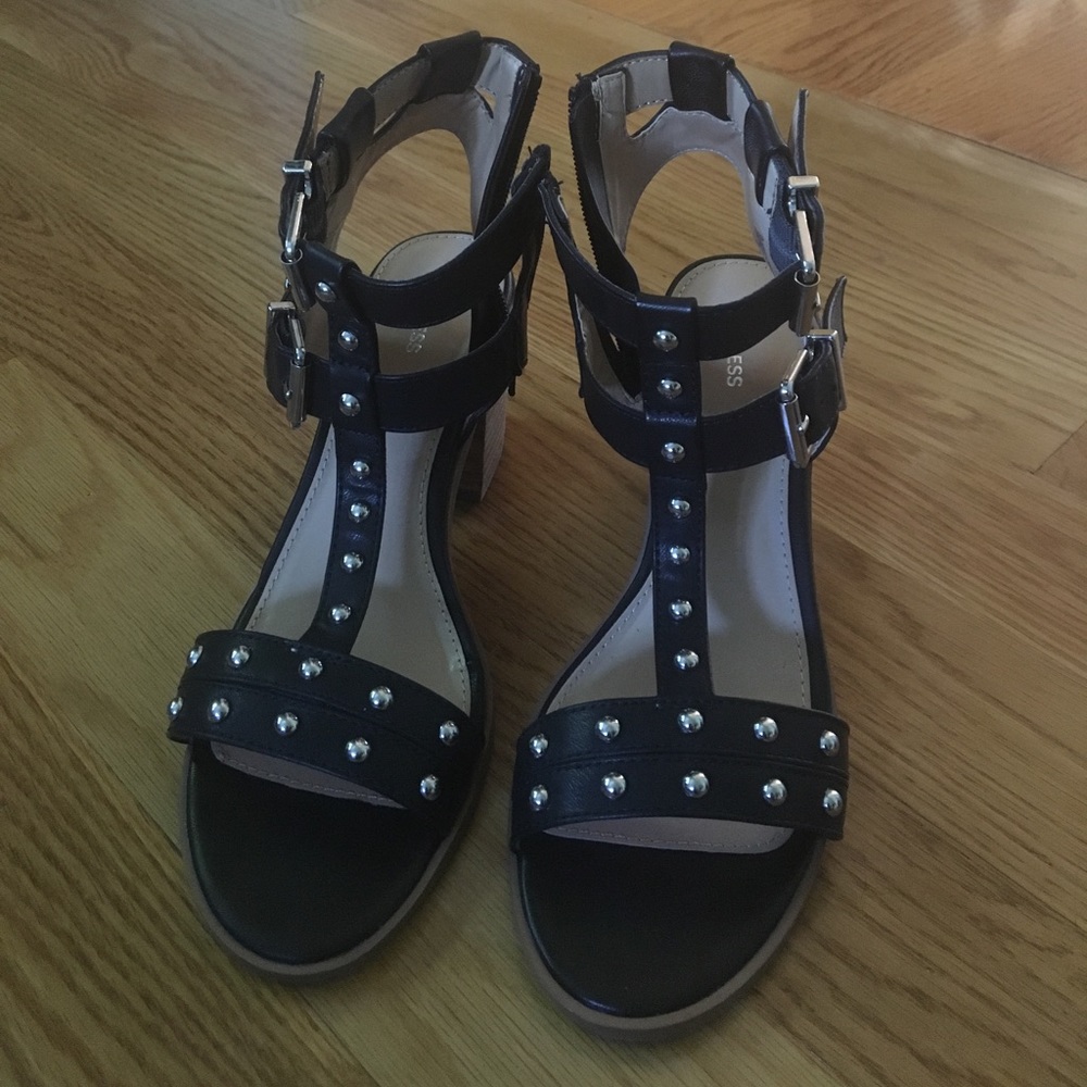 Express Studded Block Heels!