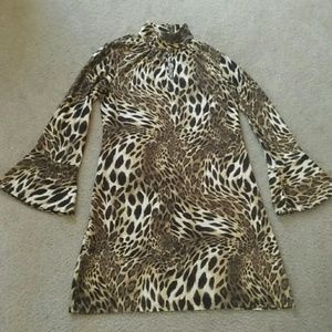 Cheetah print dress