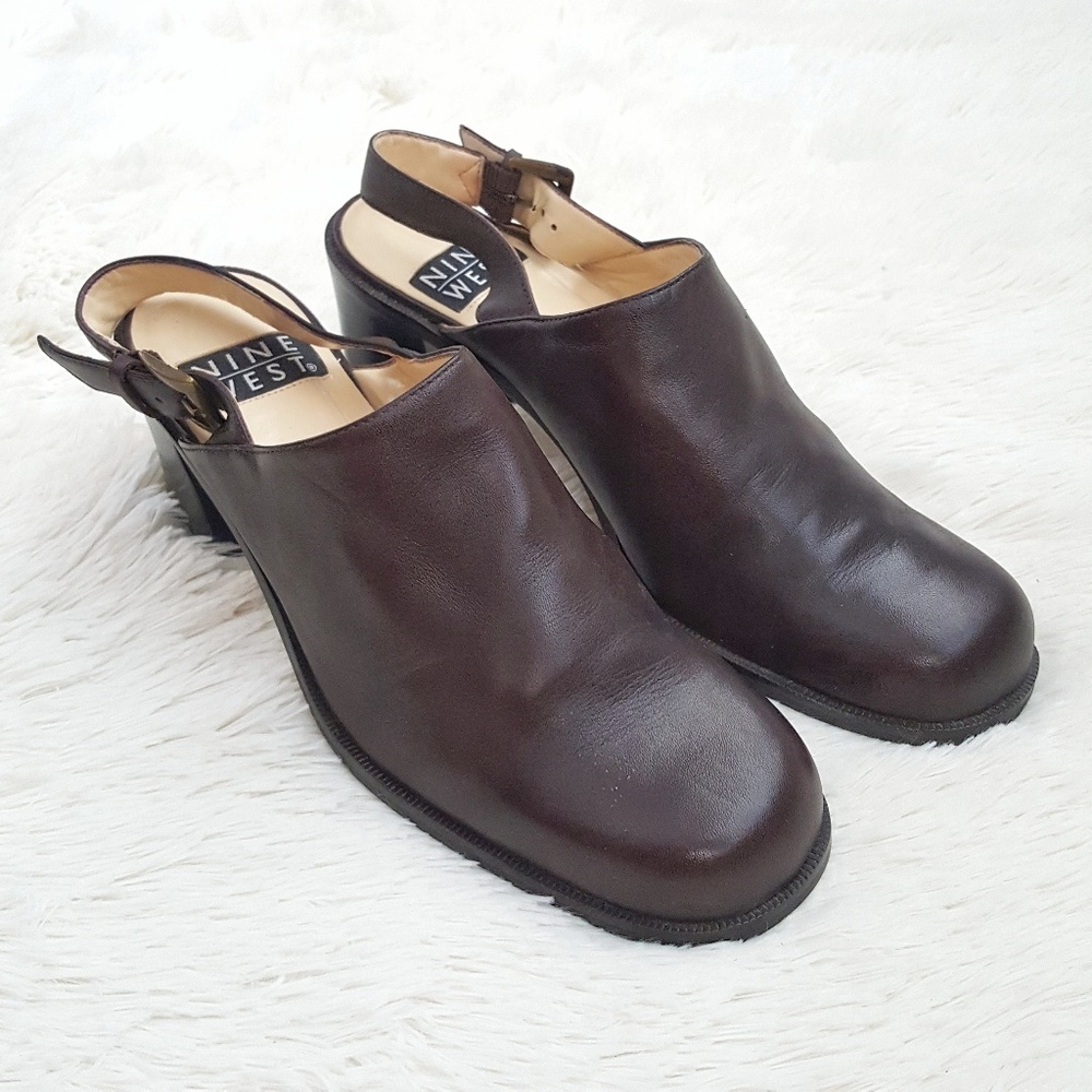 Nine West Jestena 2 Sling back Leather Mule