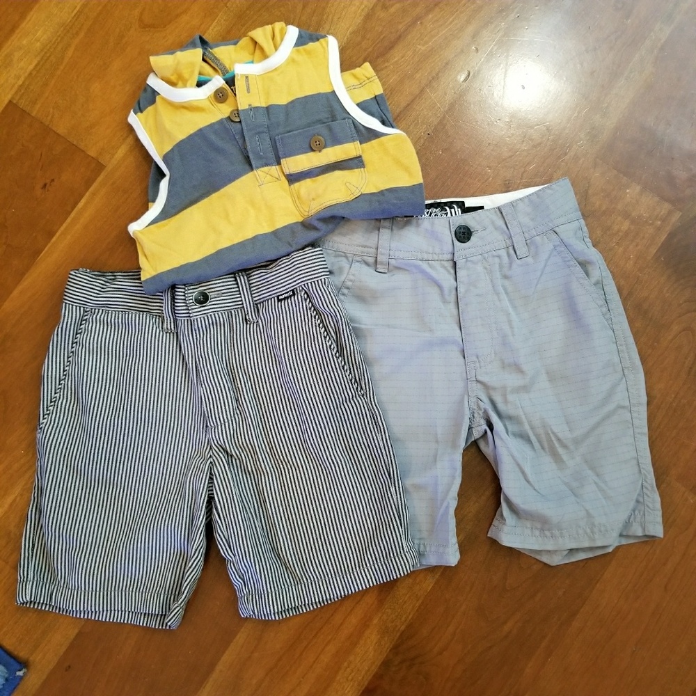 Sz 4 Boys Bundle Shirt/Shorts Hurley