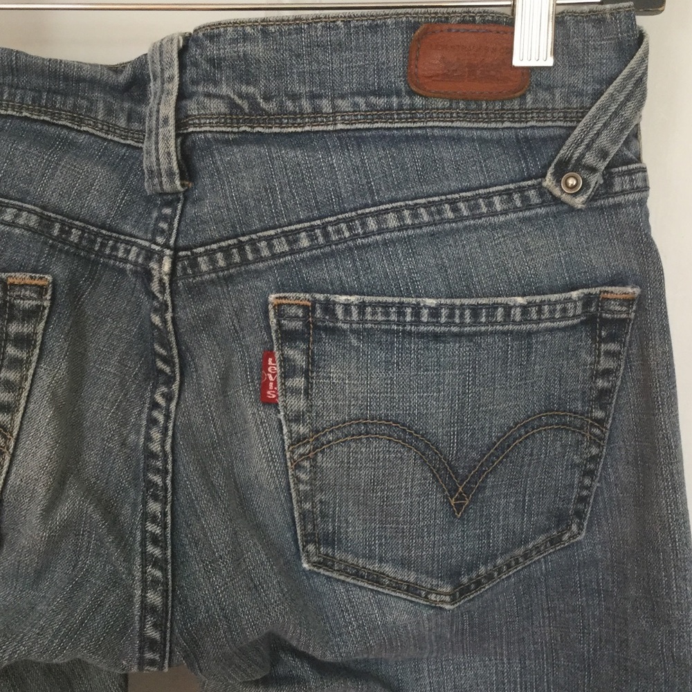 Levi's 504 slouch straight jeans