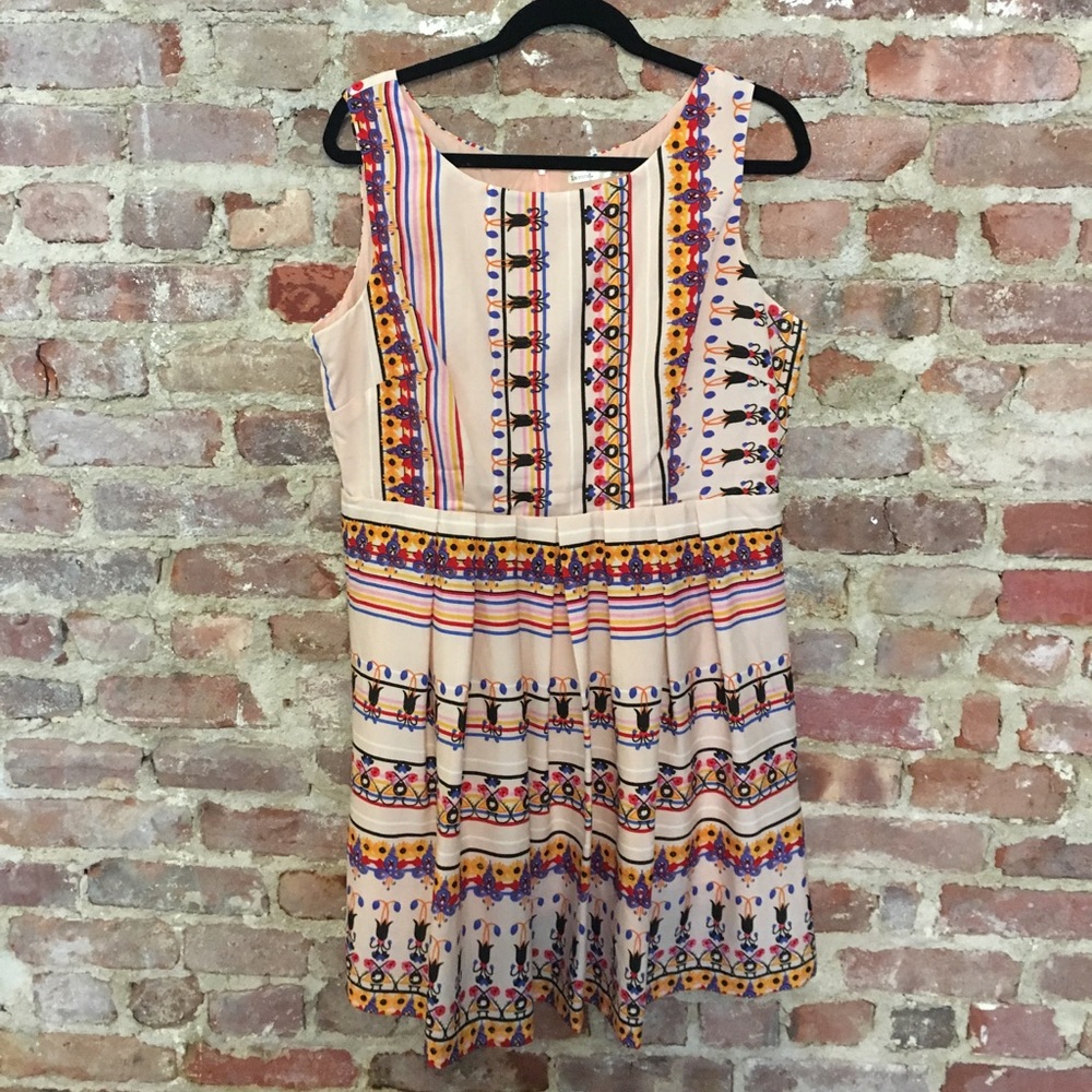 Adorable ModCloth Patterned Dress