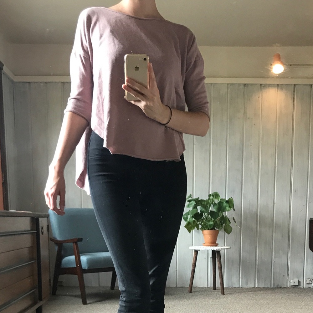 Free People Beach Mauve Tunic Size XS