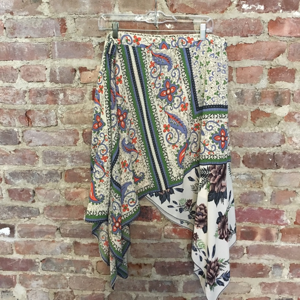 NWOT Anthropologie/Maeve Handkerchief Hem Skirt
