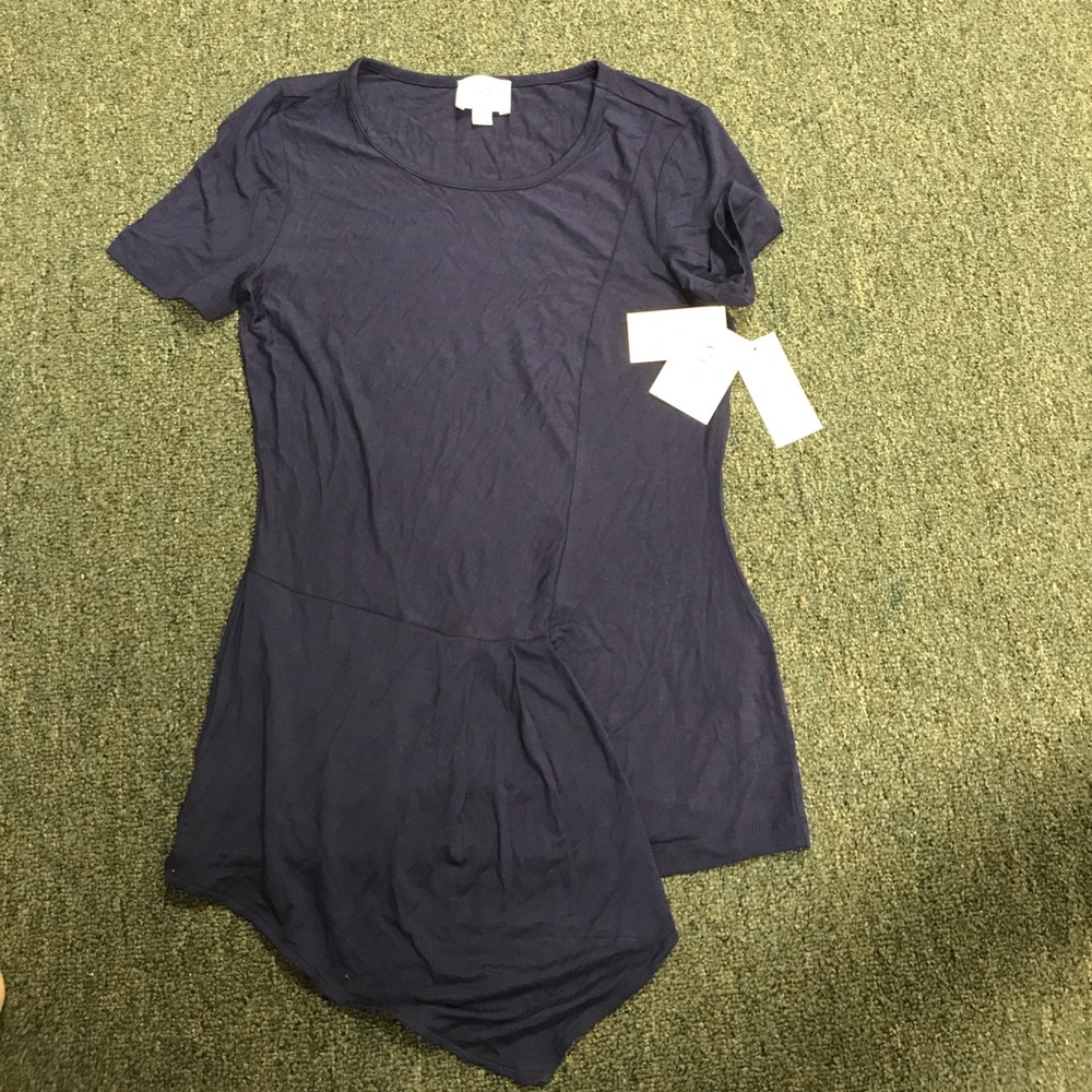 Short Sleeve Top navy