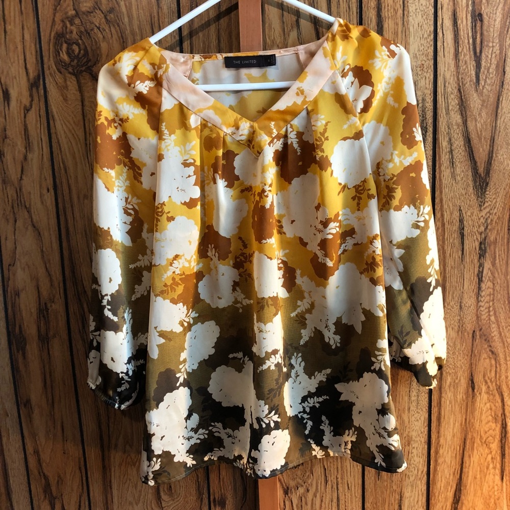 The Limited Vintage Yellow Ombré Tunic Size Small