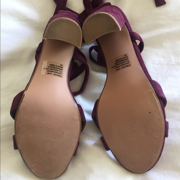 Steve Madden Christey ankle wrap heels - Picture 3 of 5
