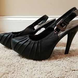 Black heels - size 8