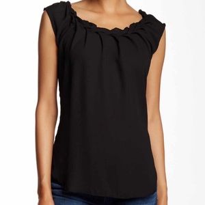 ➳ NWT Sleeveless Braided Neckline Blouse
