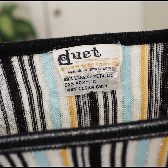 Vintage 60's metallic top - Picture 2 of 5