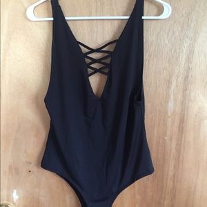 Black one piece