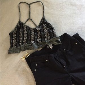 Cropped halter top Cropped halter top