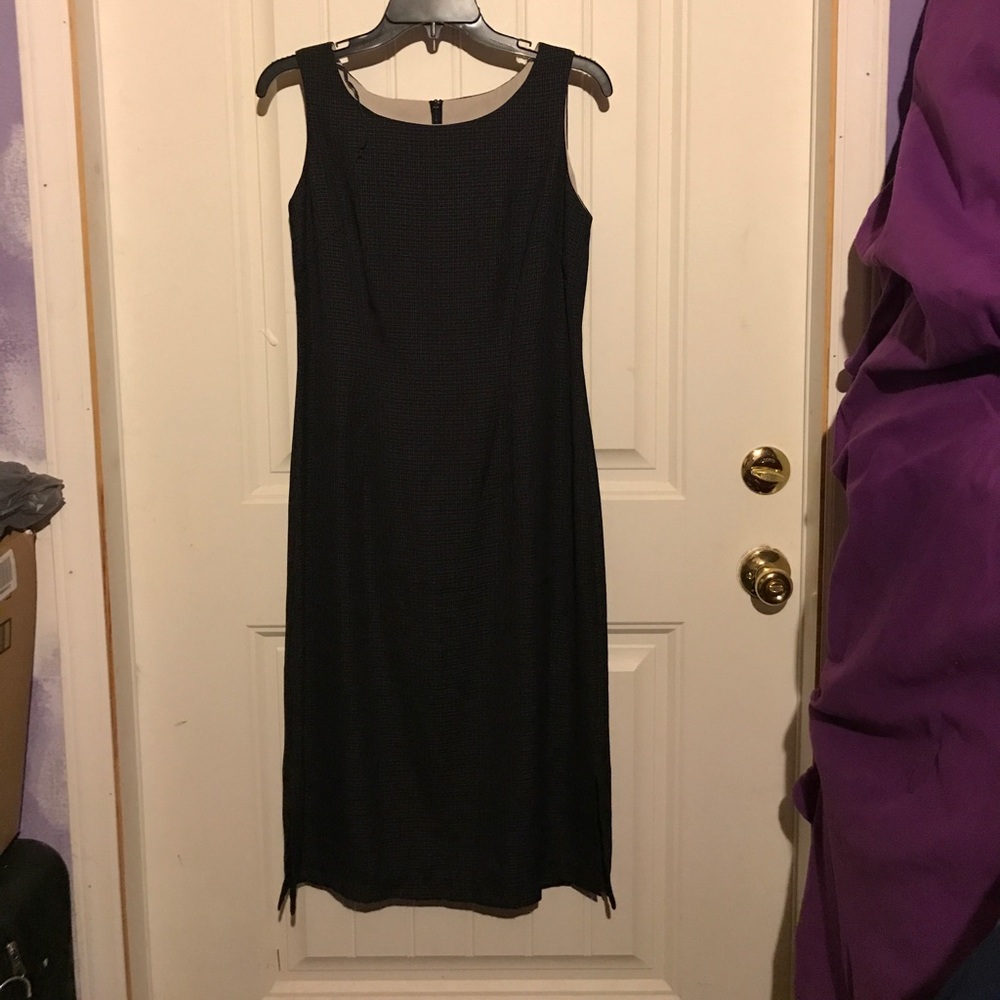 Julian Taylor New York Black Sleeveless Summer Dress Women’s 6 Zip Back