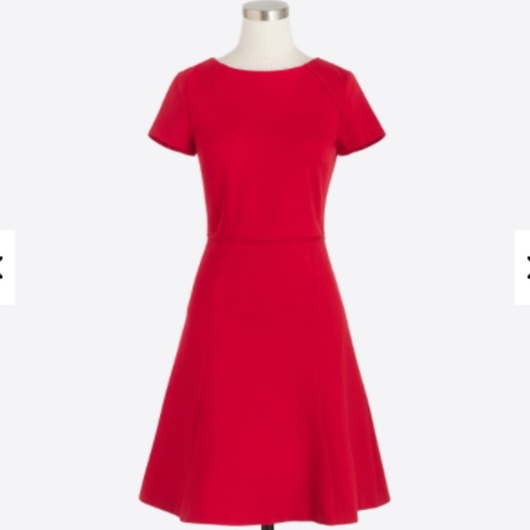 J. Crew Factory Dresses & Skirts - NWOT - Short-sleeve Flounce Ponte Dress