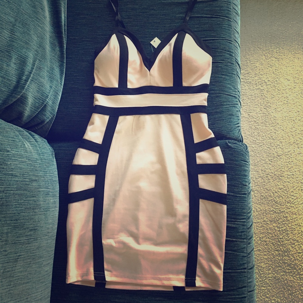 Mini spaghetti strap dress