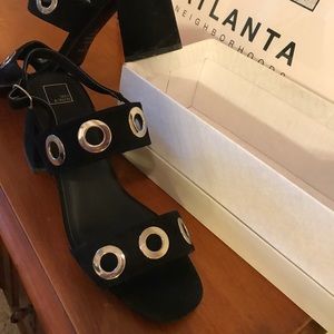 14th & Union Shoes - Black suede 14th and Union heels. Silver grommets! 14th & Union Shoes - Black suede 14th and Union heels. Silver grommets!