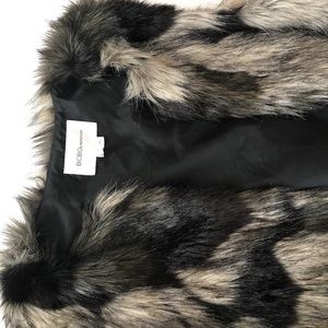 BCBG generation faux fur vest