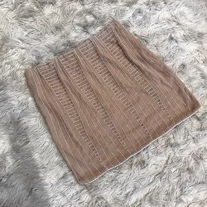 Lauren Conrad Beaded Skirt in Blush