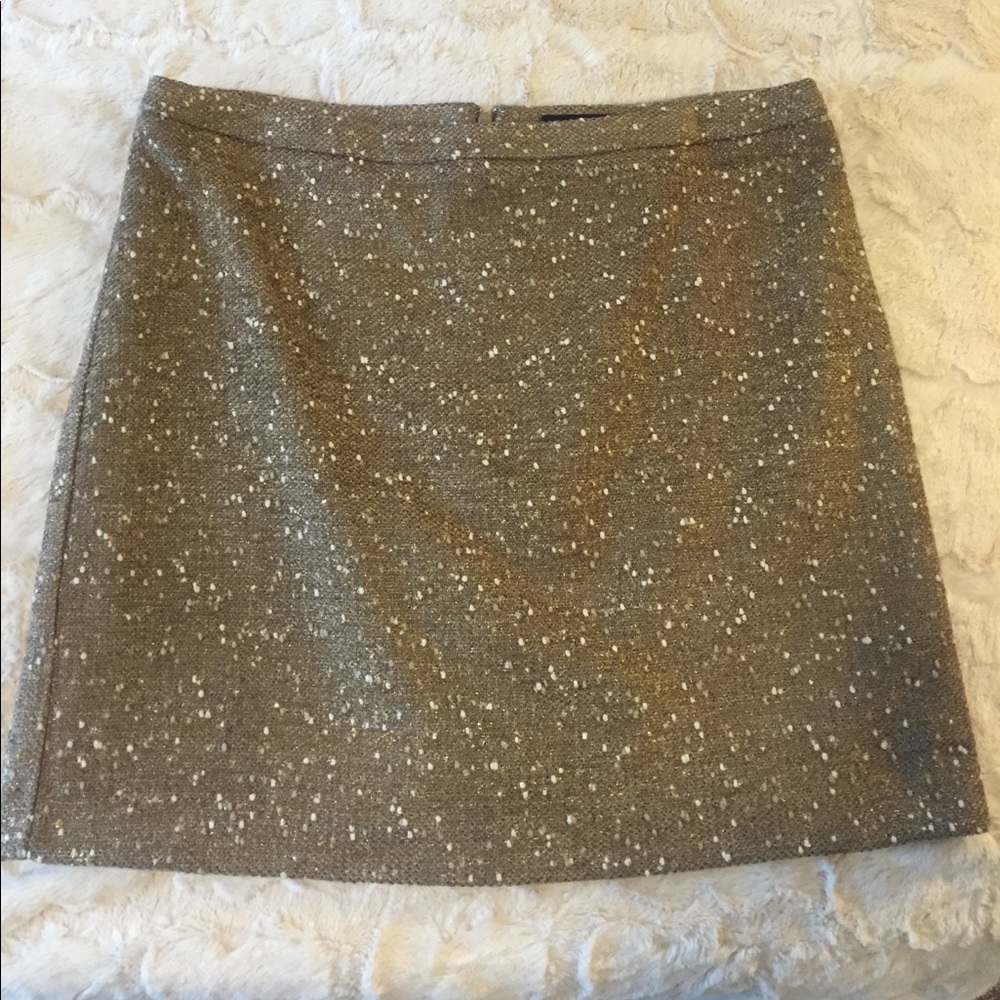 Gold and cream tweed skirt size 10
