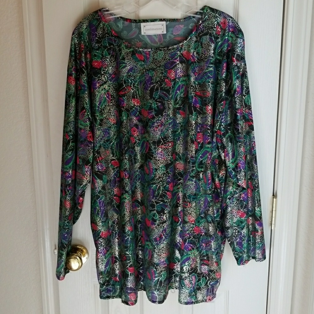 NWOT  COMBINATIONS BLOUSE SZ 22W