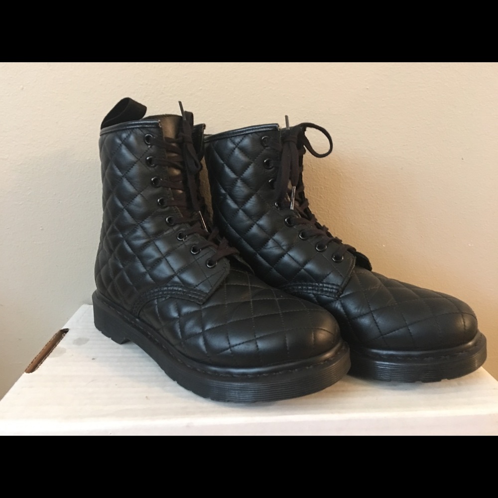 Quilted Black Dr. Martens OBO
