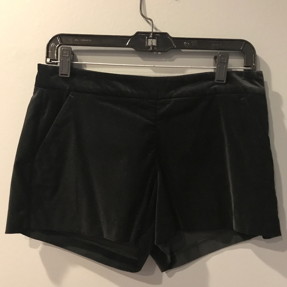 Joie Suede Black Shorts