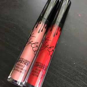 kylie cosmetic liquid lip duo in candy k mary jo k