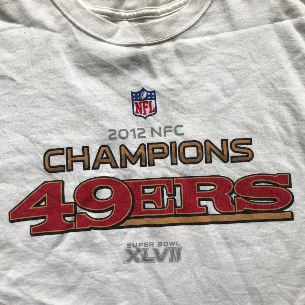 2012 NFC championship 49ers t shirt NFL