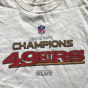 2012 NFC championship 49ers t shirt NFL