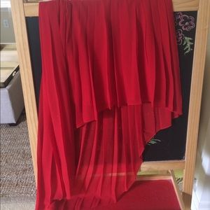Bebe High Lo Pleated Skirt Bebe High Lo Pleated Skirt