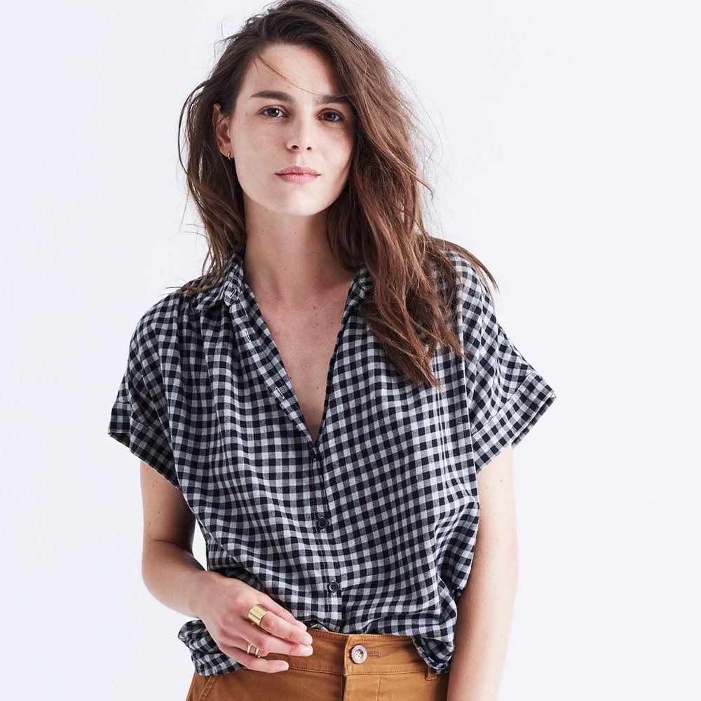 Madewell Central Shirt in Gingham Check