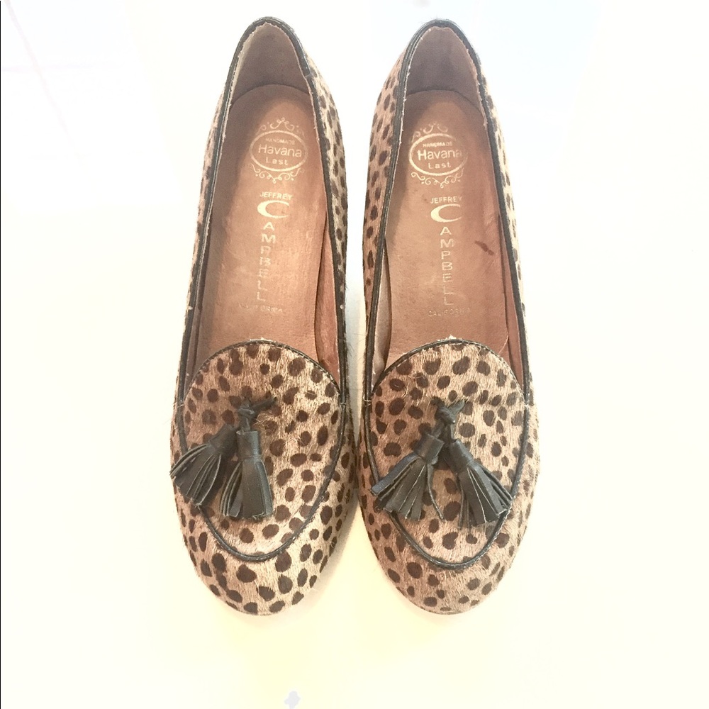 FINAL PRICE - JEFFREY CAMPBELL calf-hair wedges