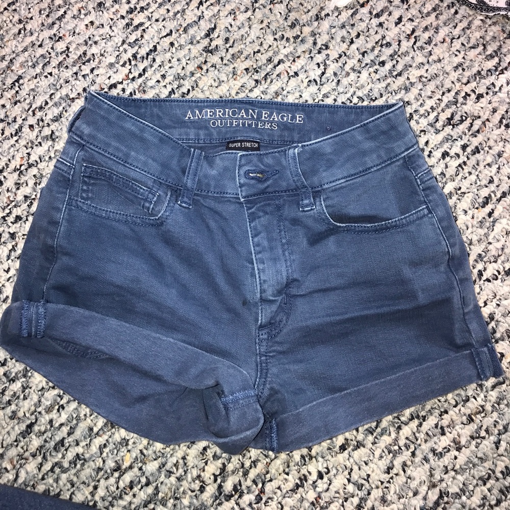 Blue American Eagle jean shorts