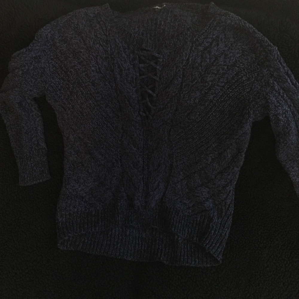 Express V neck sweater
